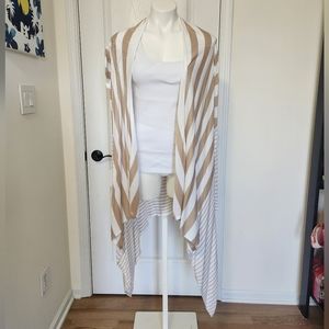 White House Black Market Striped Sienna Cover up